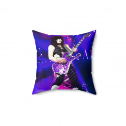 KISS Paul Stanley purple Mirror Iceman Pillow Spun Polyester Square Pillow 