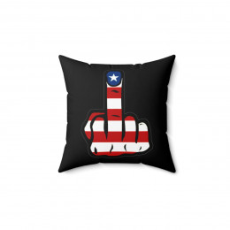 American middle finger Pillow Spun Polyester Square Pillow gift